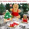 8 Pcs Christmas Cookie Cutters, Winter Holiday Cookie Cutter Set, Stainless Steel Metal Cutter with Gingerbread Men,Christmas Tree,Snowflake, Candy Cane, Angel, Santa Face,Stocking,Mitten